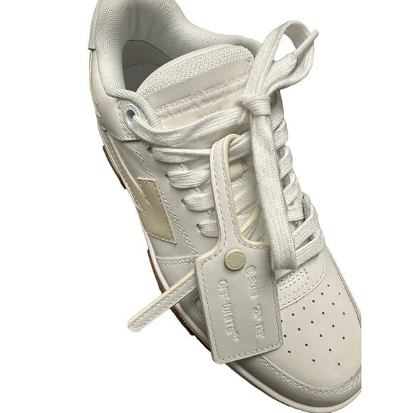 Off-White White/Beige Out of Office Sneaker Size EU 39 US 7.5 - Picture 9 of 10